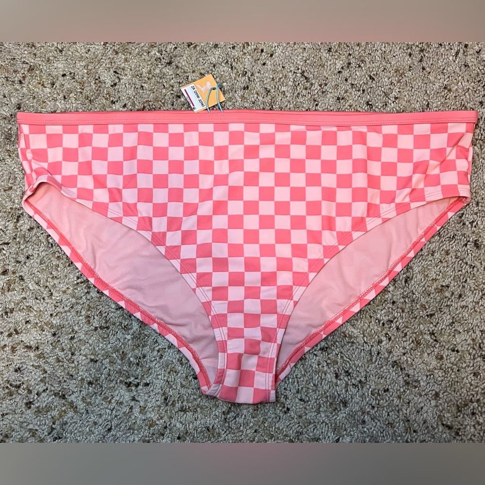 SALE-NWT Kona Sol Bikini Swim Bottoms Plus Size 2X, FINAL MARKDOWN!